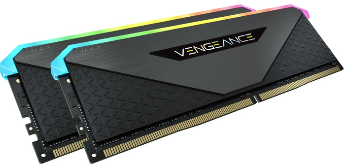 Corsair Vengeance RGB RT Gunmetal UDIMM 32GB Kit, DDR4-3200, CL16-20-20-38