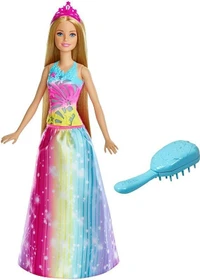 Mattel Barbie - Dreamtopia Regenbogen-Königreich Magische Haarspiel-Prinzessin blond