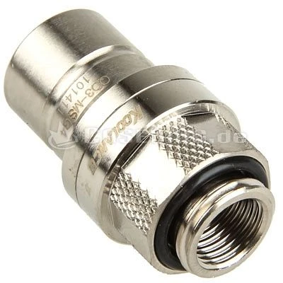 Koolance QD3 No-Spill Schnellverschluss gerade male G1/4"