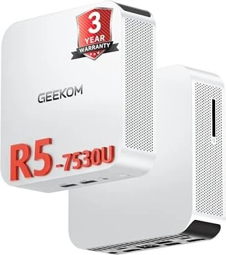 Geekom A5 Pro, Ryzen 5 7530U, 16GB RAM, 1TB SSD, Windows 11 Pro