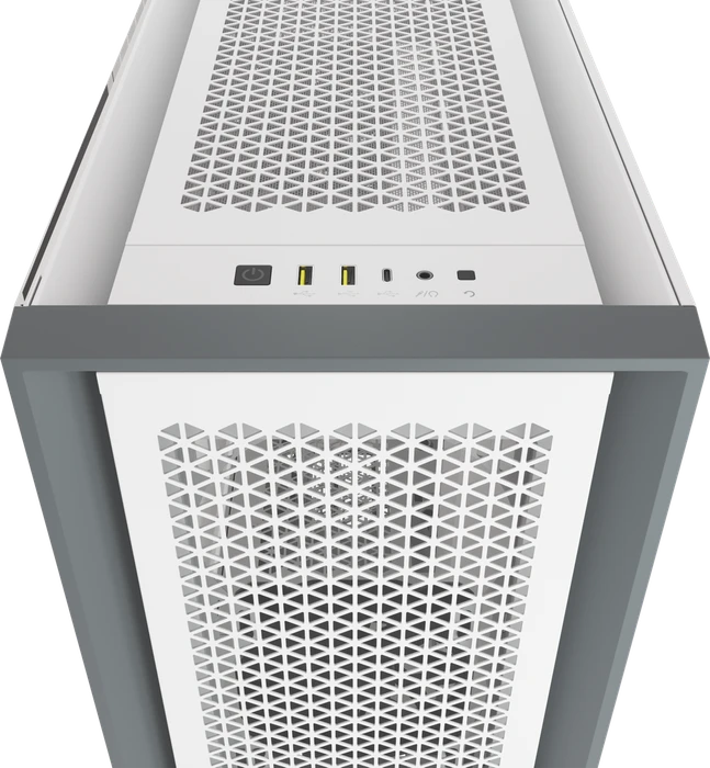 Corsair 5000D Airflow, weiß, Glasfenster