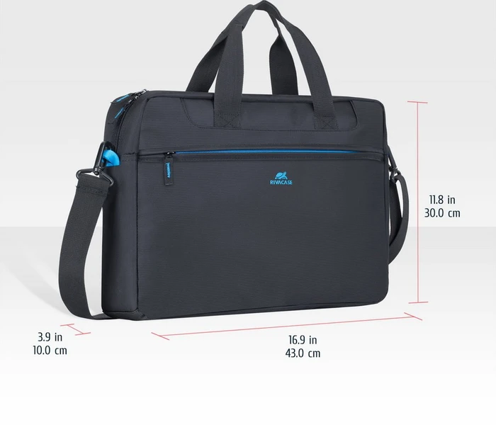 RivaCase Regent 8057 Laptoptasche 16", schwarz