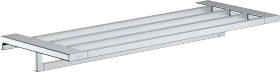Hansgrohe AddStoris Q Handtuchablage mit Handtuchhalter 648mm chrom