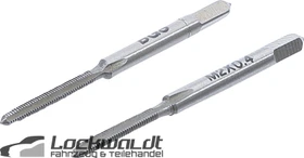 BGS technic Gewindebohrer mit Vor- und Fertigschneider, M2, 2 Stück