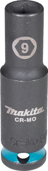 Makita Impact Black Außensechskant Steckschlüssel 3/8", 9x63mm