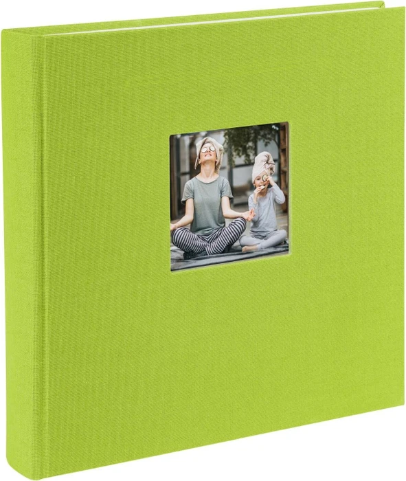 Goldbuch Buch Fotoalbum Bella Vista 25x25 weiße Seiten grün