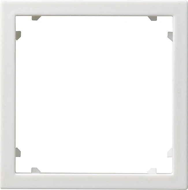 Gira Adapterrahmen mit quadratischem Ausschnitt 45x45mm, reinweiß glänzend
