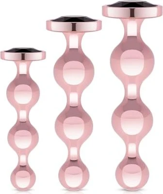Rosy Gold Nouveau Plug Set, 3-tlg.