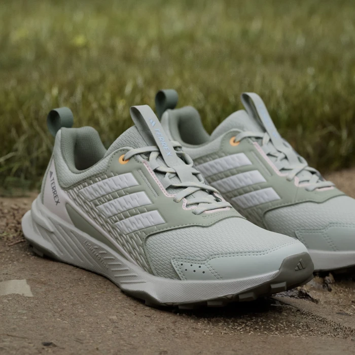 adidas Tracefinder halo green/off white/lucid tangerine (Damen)