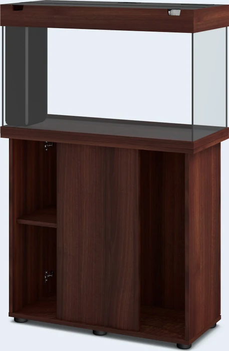 Juwel Rio 125 LED Aquarium-Set mit Unterschrank, dunkles Holz/dunkles Holz, 125l