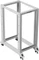 Lanberg Open Rack Series 19" Open Frame Rack 22HE, 4-Pfosten, mit Rollen, Flat Pack, tiefenverstellbar, 550-790mm, RAL 7035, 1000mm tief Vorschaubild