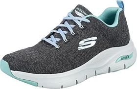 Skechers Arch Fit Comfy Wave grau/türkis (Damen)