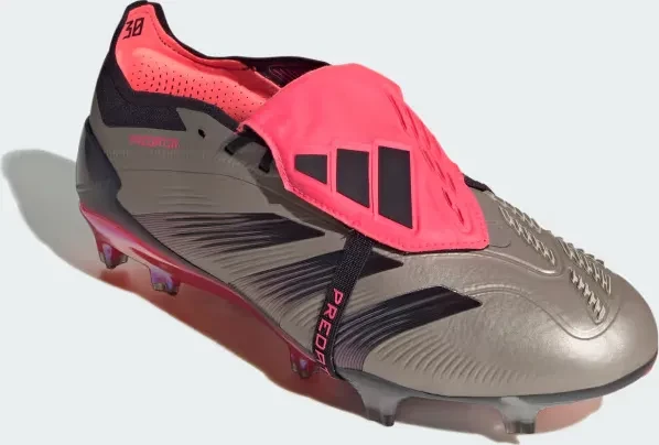 adidas Predator Elite Fold-Over Tongue FG platinum metallic/aurora black/carbon