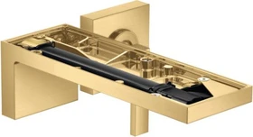 Hansgrohe Axor MyEdition Waschbeckenarmatur für Wandmontage ohne Platte brushed gold optic