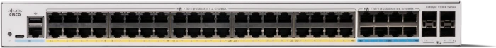 Cisco Catalyst 1300X Rackmount Gigabit Managed Switch, 48x RJ-45, 4x SFP28, 740W PoE++