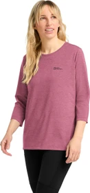 Jack Wolfskin Crosstrail Funktionsshirt 3/4 raisin (Damen)