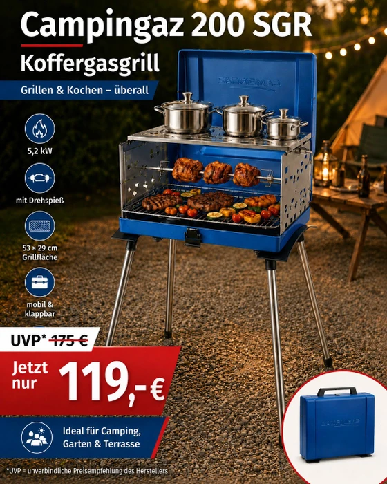 Campingaz 200 SGR Koffergasgrill