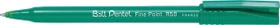 Pentel Ball Fine Point R50 0.4mm grün Tintenroller (Mine)