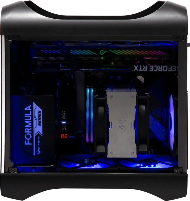 BitFenix Prodigy M 2022 ARGB, schwarz, Glasfenster