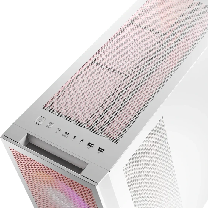 Modecom Volcano Expanse S Apex ARGB Midi, weiß, Glasfenster