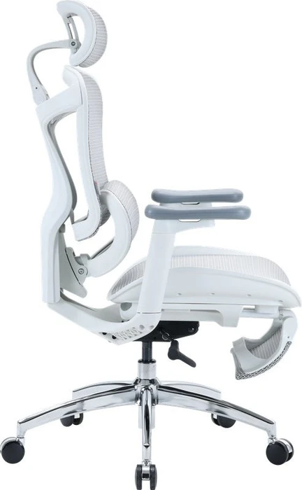 Sihoo Doro C300L Ergonomischer Bürostuhl mit Fußstütze, weiß