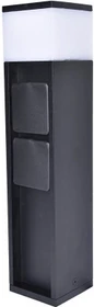 Lutec Outdoor-Steckdose mit Beleuchtung, 2-fach