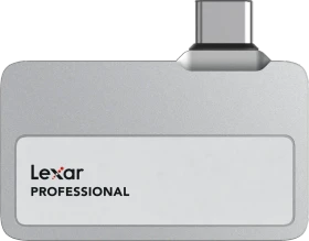 Lexar Professional Go Portable SSD (SL400), silber, 1TB, USB-C 3.2
