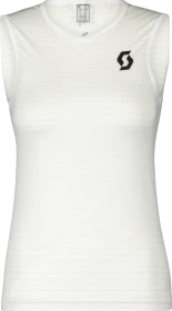 Scott Underwear Carbon Trikot ärmellos weiß/schwarz (Damen)