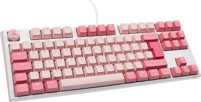Ducky One 3, Gossamer Pink, MX BLUE, USB, DE