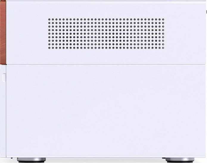 Jonsbo N4 White, weiß/braun
