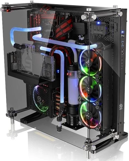 Thermaltake Core P5 Tempered Glass Edition schwarz, Glasfenster
