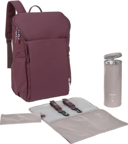 Lässig Slender Up Backpack Wickelrucksack deep red