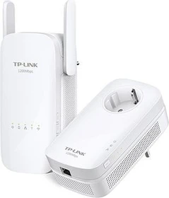 TP-Link AV1200 Gigabit Powerline ac Wi-Fi Kit, Powerline/WLAN-Access Point und Powerline-Adapter Set, 2er-Bundle
