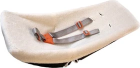 Weber Fahrradanhänger Babysitz beige