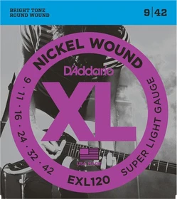 D'Addario XL Nickel Wound Super Light 3-Pack