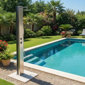 Eichenwald Ideal Modell 70 Trinidad Solar-Gartendusche silber