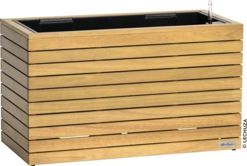 Lechuza PALO Natural Wood 80 wide low eukalyptus