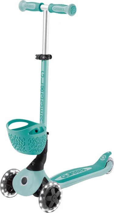Globber Go Up Baby 360 Lights Kickboard mint/black