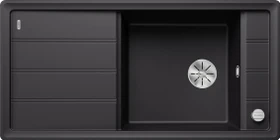 Blanco Faron XL 6 S InFino Einbau Becken reversibel mit Ablauffernbedienung schwarz