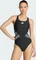 adidas Logo C-Back Badeanzug schwarz/weiß (Damen) Vorschaubild