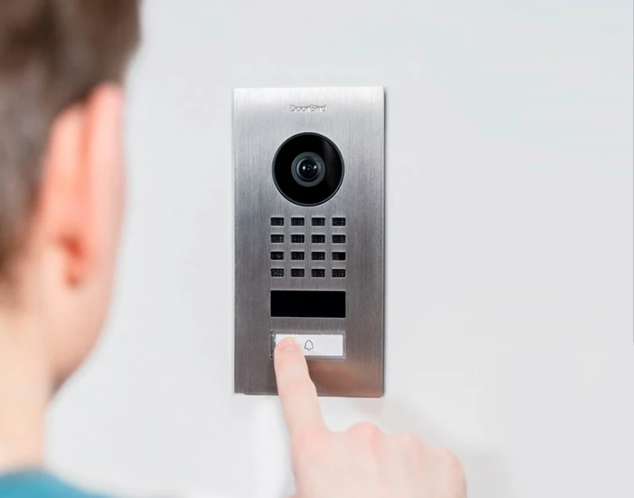 DoorBird D1101V IP Video-Türsprechanlage, Edelstahl V2A, gebürstet, Unterputz