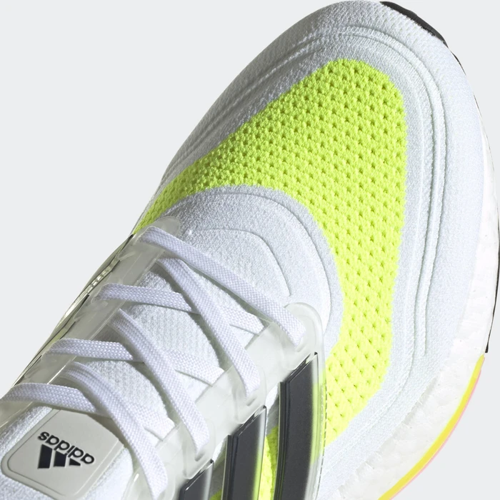 adidas Ultraboost 21 cloud white/core black/solar yellow (Herren)
