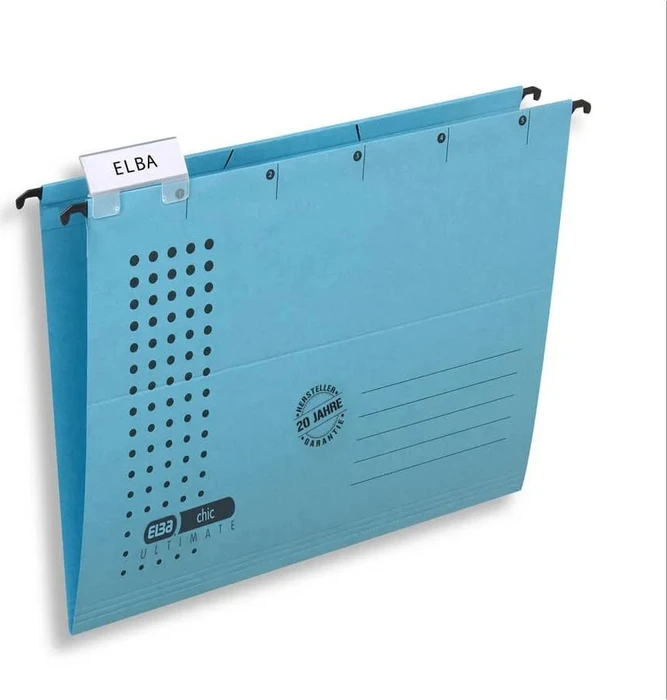 Elba chic ultimate Hängemappe, A4, blau, 25er-Pack (100552083#25)