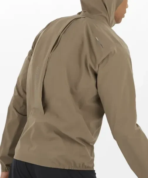 Salomon Bonatti Trail Laufjacke shitake (Herren)
