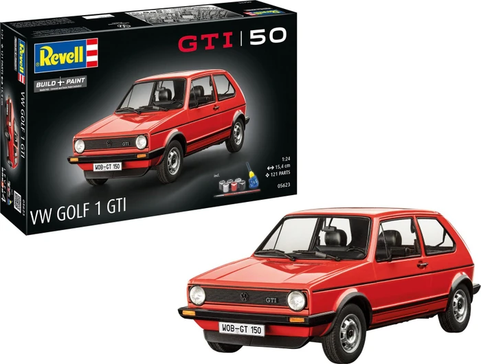 Revell Geschenkset 50 Jahre VW Golf 1 GTi