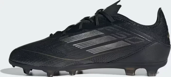 adidas F50 Pro FG core black/iron metallic/gold metallic (Junior)