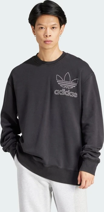 adidas Adicolor Outline Trefoil Sweatshirt schwarz (Herren)