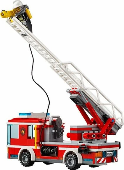 LEGO City Feuerwehr - Feuerwehrfahrzeug mit fahrbarer Leiter