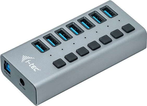 i-tec USB-Hub, 7x USB-A 3.0, USB-B 3.0 [Buchse]