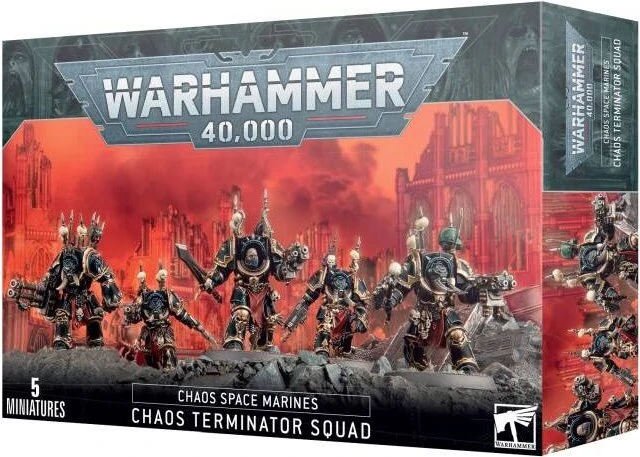 Games Workshop Warhammer 40.000 - Chaos Space Marines - Chaos Terminator Squad